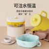 Customized 316 stainless steel children's plates, portable baby water-filled insulated bowls, infant constant-temperature complementary food bowls as gifts Specification image